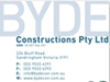 Byde Constructions Corporate Identity
